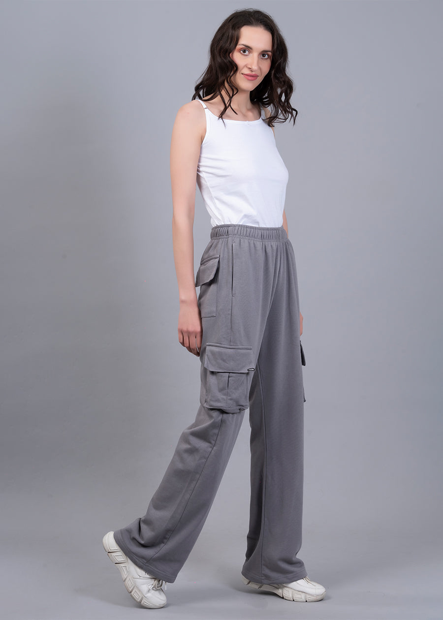 Buy Next One Women Smart Wide Leg High Rise Clean Look Light Fade  Stretchable Cargo Jeans - Jeans for Women 25065524 | Myntra